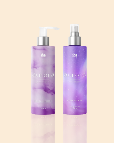 Kit Aurora: Body Splash + Loção Hidratante